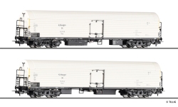 Tillig 70075 - H0 - 2-tlg. Set Eiskühlwagen, DR, Ep. III